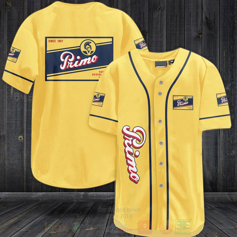 FASHION Primo Brewing and Malting Company Baseball Jerseys Botton Shirt Unisex T-shirt, Sweatshirt, Hoodie, Long Sleeve Tee - T-Shirt, Sweatshirt, Hoodie