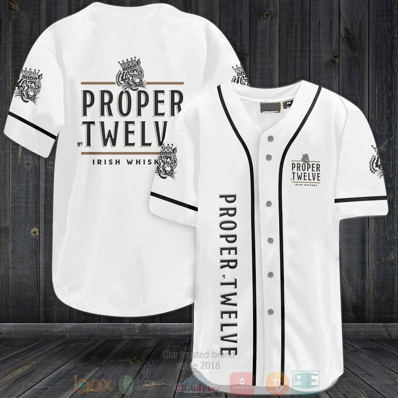 Proper No Twelve Irish Whiskey Baseball shirt Unisex T-shirt, Sweatshirt, Hoodie, Long Sleeve Tee - T-Shirt, Sweatshirt, Hoodie