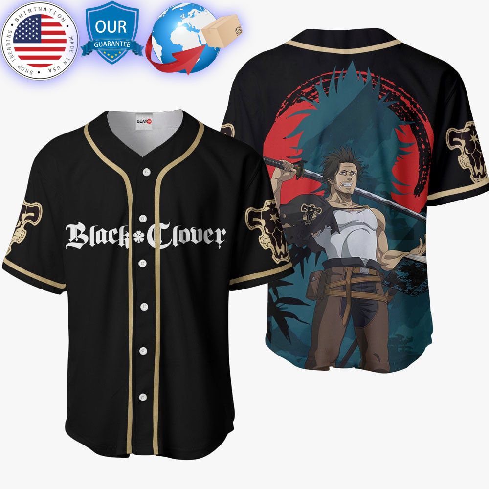 HOT Black Clover Yami Sukehiro Baseball Jersey Unisex T-shirt, Sweatshirt, Hoodie, Long Sleeve Tee - T-Shirt, Sweatshirt, Hoodie