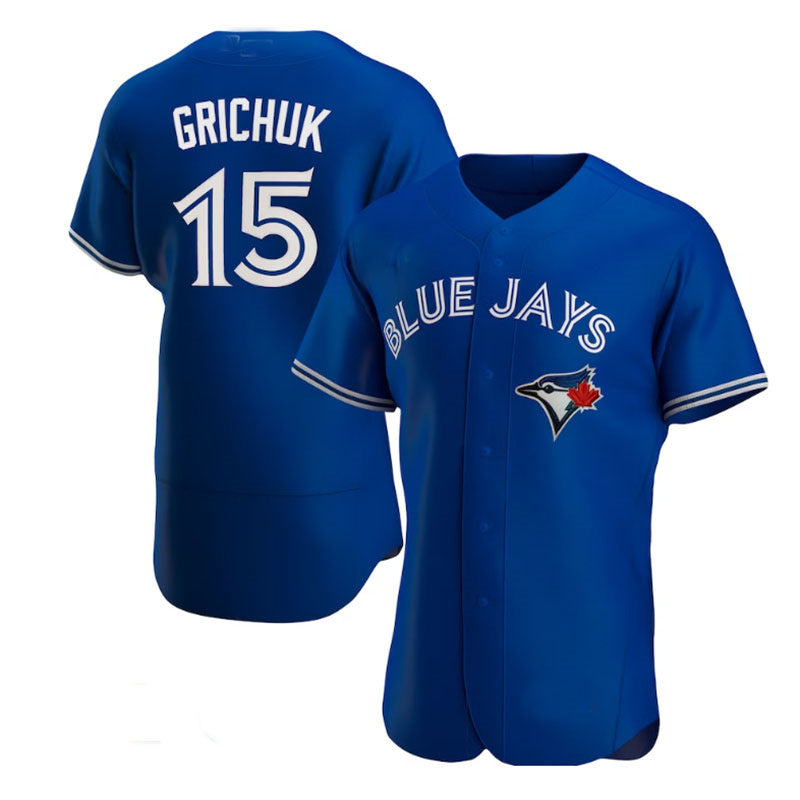 Toronto Blue Jays #15 Randal Grichuk Alternate Authentic Player Jersey - Royal Baseball Jerseys baseball jersey product view 1