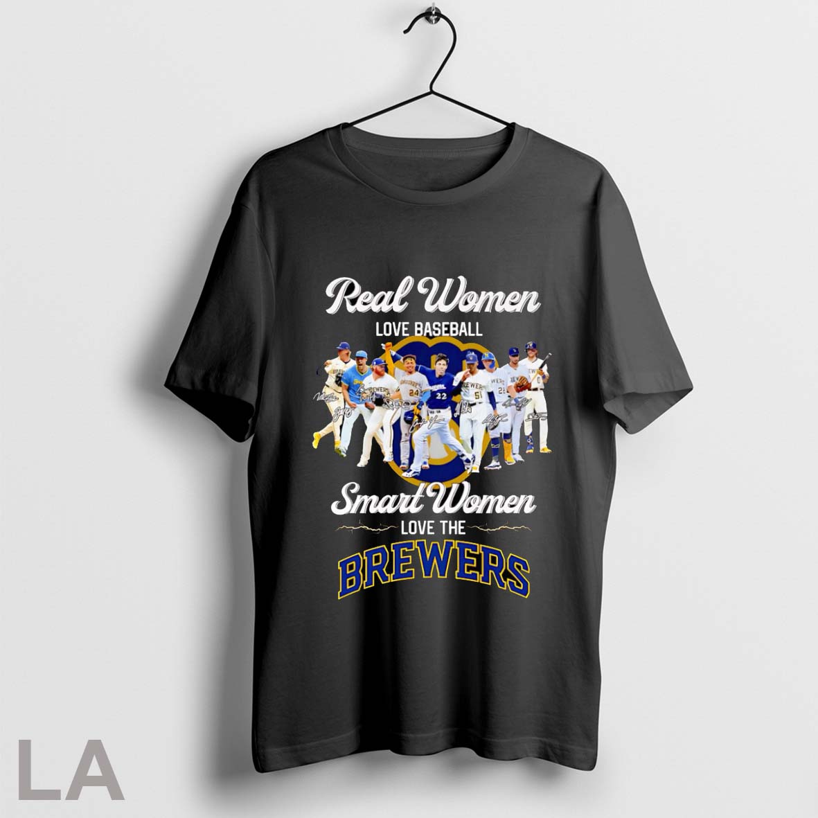 Real Love Baseball Smart Love Brewers Signatures T-Shirts, Hoodie, Sweatshirt - T-Shirt, Sweatshirt, Hoodie