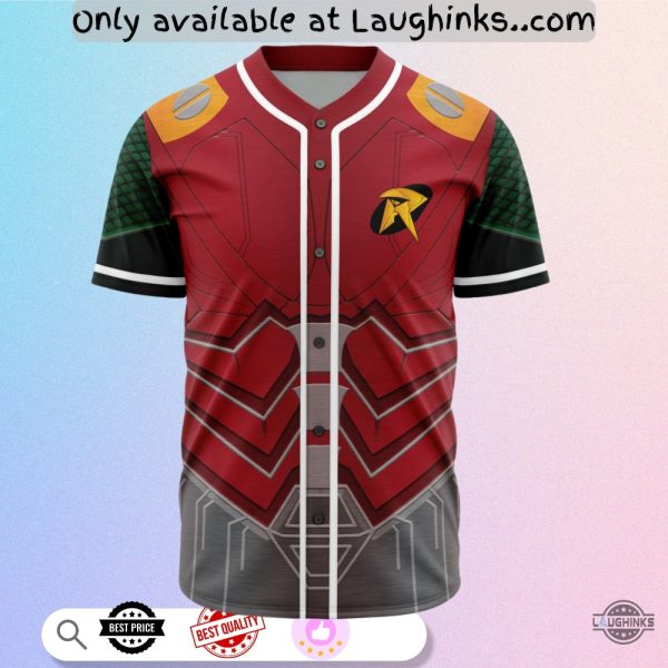 Red Robin Cosplay Baseball Jersey Shirt Unisex T-shirt, Sweatshirt, Hoodie, Long Sleeve Tee - T-Shirt, Sweatshirt, Hoodie
