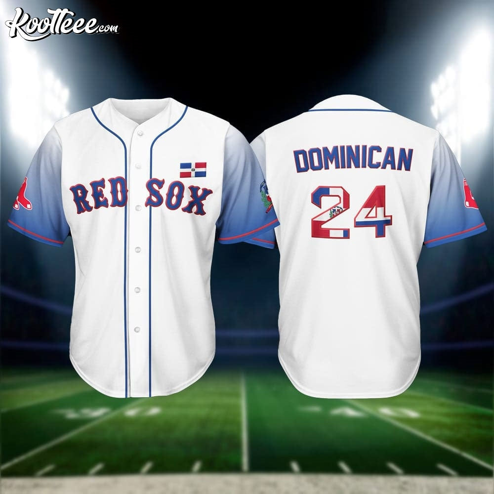 Red Sox Dominican Republic Celebration 2024 Baseball Jersey Unisex T-shirt, Sweatshirt, Hoodie, Long Sleeve Tee - T-Shirt, Sweatshirt, Hoodie