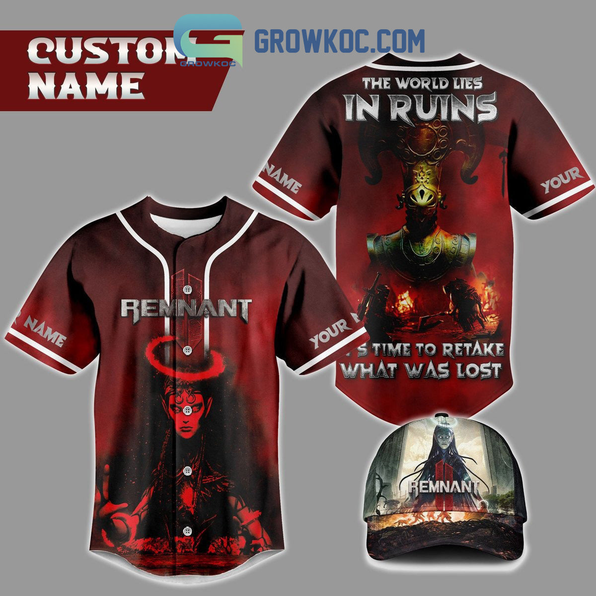 Remnant The World Lies In Ruins Its Time To Retake What Was Lost Personalized Baseball Jersey - T-Shirt, Sweatshirt, Hoodie