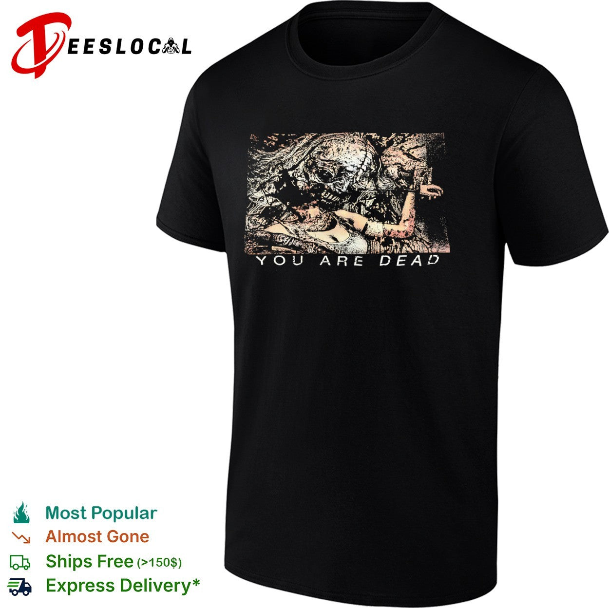 Resident Evil Game Over Monster and Jill Valentine You Are Dead shirt Unisex T-shirt, Sweatshirt, Hoodie, Long Sleeve Tee - T-Shirt, Sweatshirt, Hoodie