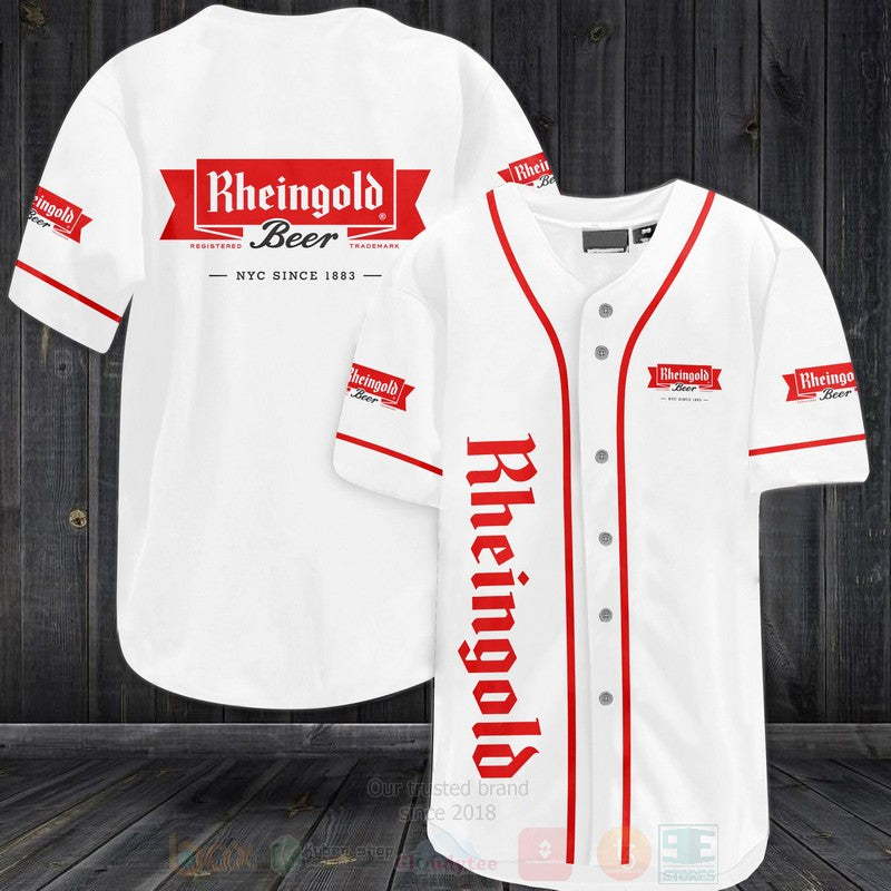 FASHION Rheingold Brewery Baseball Jerseys Botton Shirt Unisex T-shirt, Sweatshirt, Hoodie, Long Sleeve Tee - T-Shirt, Sweatshirt, Hoodie