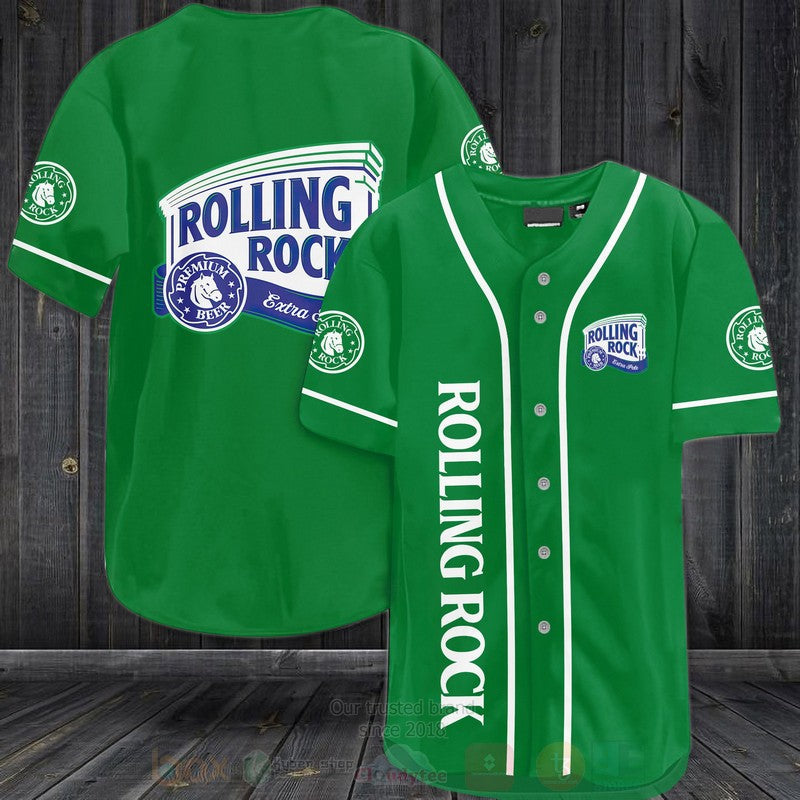 FASHION Rolling Rock Baseball Jerseys Botton Shirt Unisex T-shirt, Sweatshirt, Hoodie, Long Sleeve Tee - T-Shirt, Sweatshirt, Hoodie