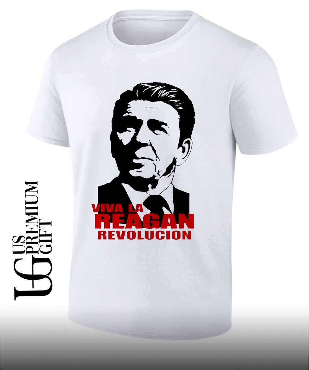 Ronald Reagan Viva la Reagan Revolucion shirt Unisex T-shirt, Sweatshirt, Hoodie, Long Sleeve Tee - T-Shirt, Sweatshirt, Hoodie