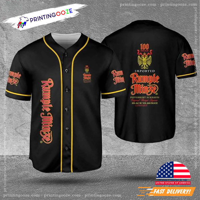 Rumple Minze Black Baseball Jersey Unisex T-shirt, Sweatshirt, Hoodie, Long Sleeve Tee - T-Shirt, Sweatshirt, Hoodie