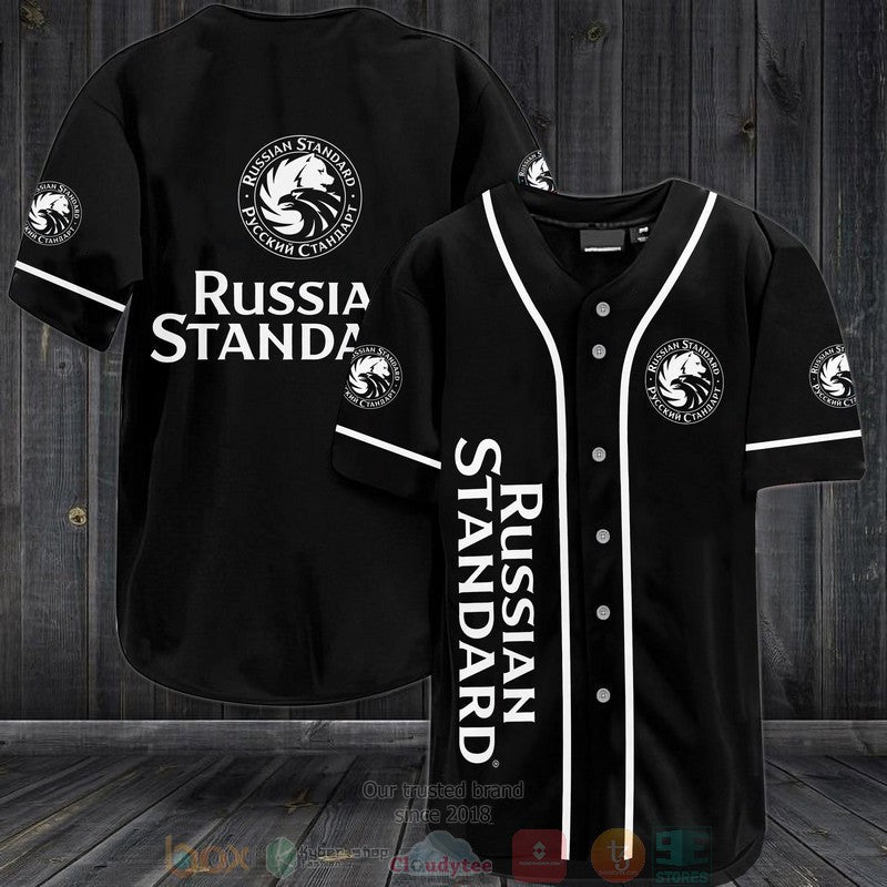 Russian Standard black Baseball shirt Unisex T-shirt, Sweatshirt, Hoodie, Long Sleeve Tee - T-Shirt, Sweatshirt, Hoodie