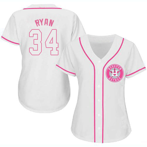 Baseball Jersey Houston Astros #34 Nolan Ryan White Fashion Stitched Jerseys baseball jersey product view 1