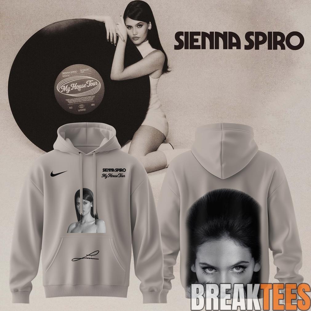 SIENNA SPIRO My House Tour 2026 Signature Hoodie Unisex T-shirt, Sweatshirt, Hoodie, Long Sleeve Tee - T-Shirt, Sweatshirt, Hoodie