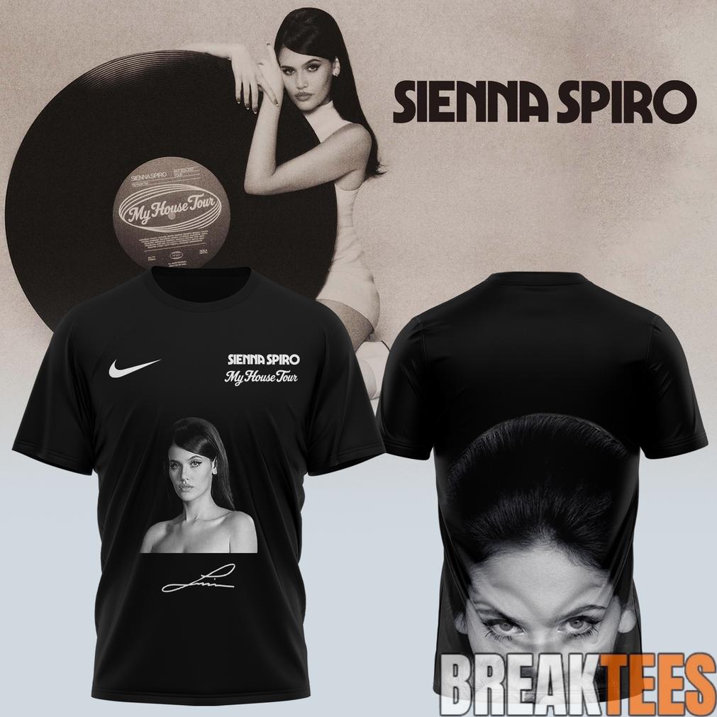 SIENNA SPIRO My House Tour 2026 Signature Shirt Unisex T-shirt, Sweatshirt, Hoodie, Long Sleeve Tee - T-Shirt, Sweatshirt, Hoodie