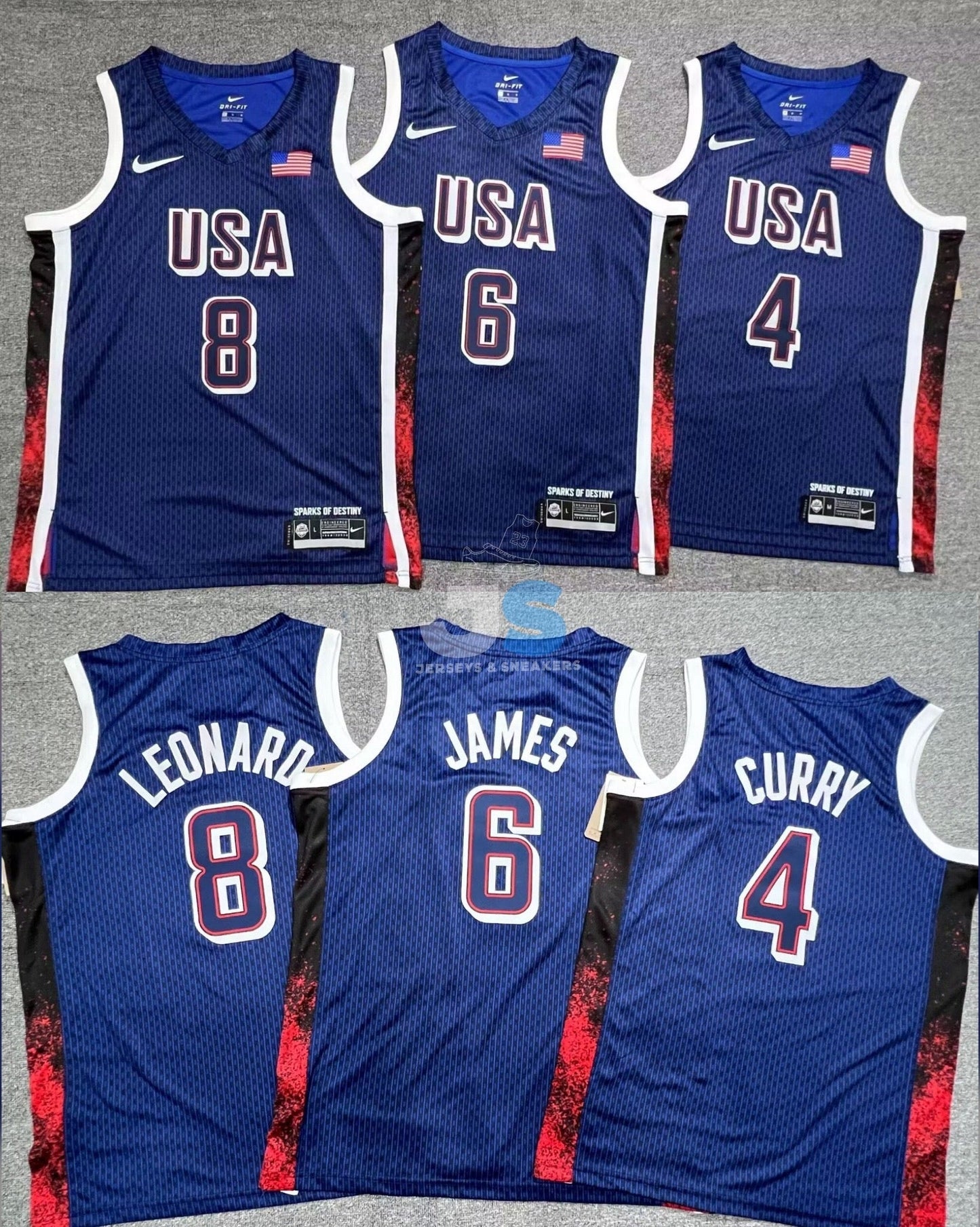 Jayson Tatum Team USA 2024 Olympics Jersey football jersey product view 2