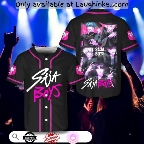 Saja Boys Kpop Demon Hunters Baseball Jersey Shirt Men Women Kids Unisex T-shirt, Sweatshirt, Hoodie, Long Sleeve Tee - T-Shirt, Sweatshirt, Hoodie