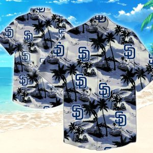 San Diego Padres Hawaiian Graphic Print Short Sleeve - Padres Hawaiian Shirt Unisex T-shirt, Sweatshirt, Hoodie, Long Sleeve Tee - T-Shirt, Sweatshirt, Hoodie