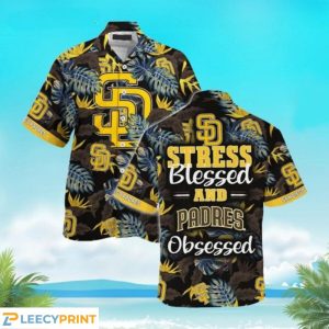 San Diego Padres Tropical Hawaiian Shirt For Hot Summer - Padres Hawaiian Shirt Unisex T-shirt, Sweatshirt, Hoodie, Long Sleeve Tee - T-Shirt, Sweatshirt, Hoodie