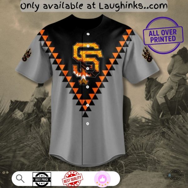 San Francisco Giants 2025 Native American Night Baseball Jersey Shirt Giveaway Sga 15 August - T-Shirt, Sweatshirt, Hoodie