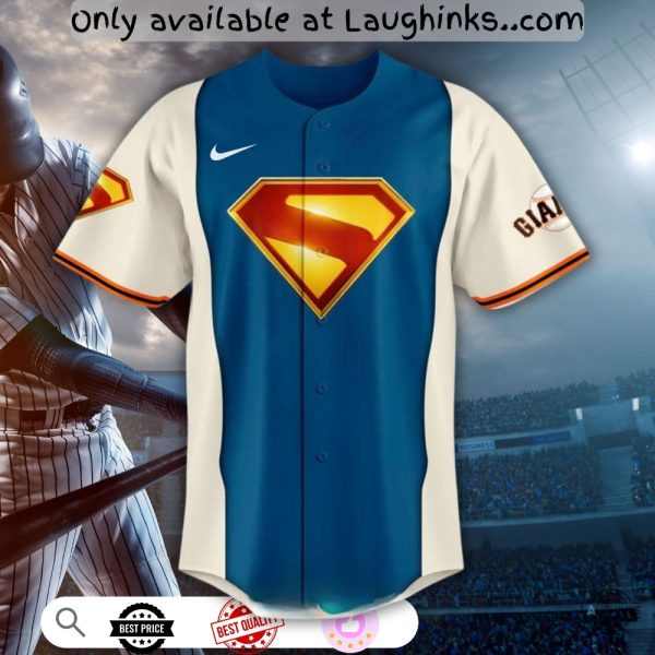 San Francisco Giants 2025 Superman Night Limited Edition Baseball Jersey Shirt Unisex T-shirt, Sweatshirt, Hoodie, Long Sleeve Tee - T-Shirt, Sweatshirt, Hoodie