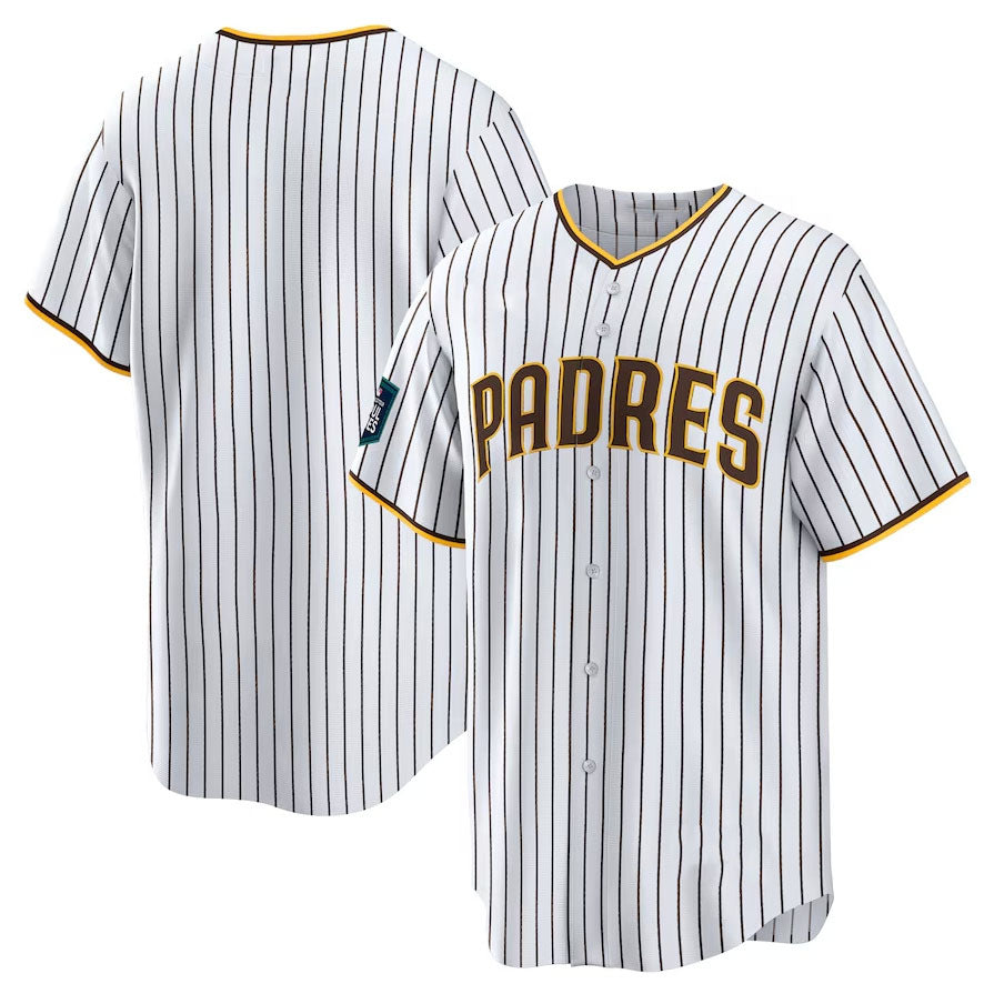 San Diego Padres 2024 World Tour Seoul Series Home Replica Jersey - White Baseball Jerseys baseball jersey product view 1