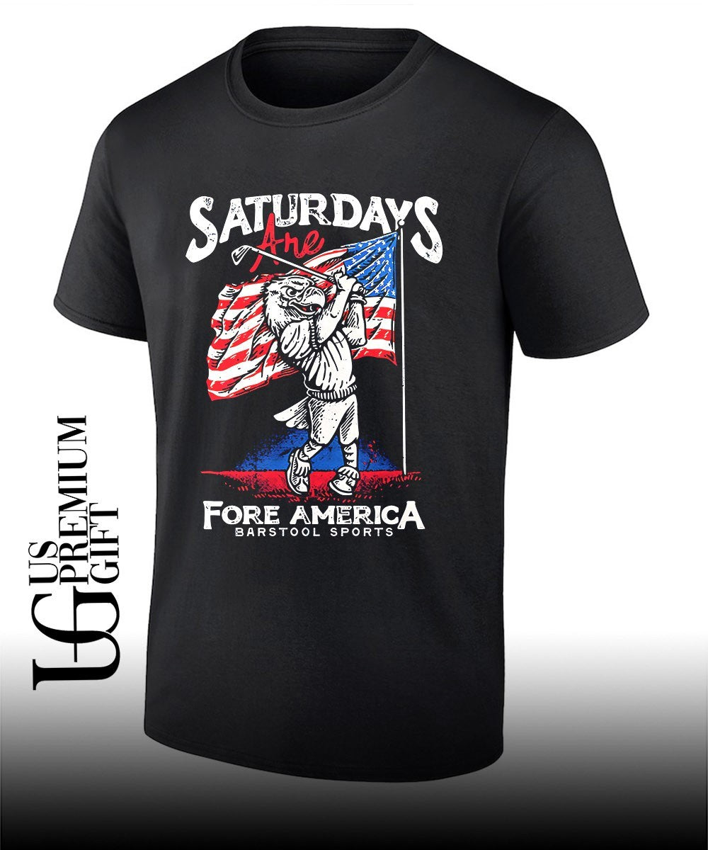 Saturdays Are Fore America 2026 shirt Unisex T-shirt, Sweatshirt, Hoodie, Long Sleeve Tee - T-Shirt, Sweatshirt, Hoodie