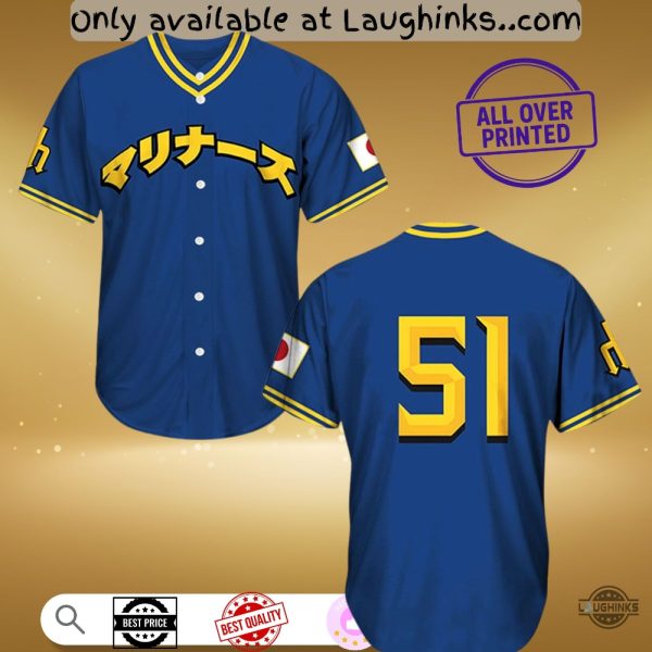 Seattle Mariners 2025 Japanese Heritage Day Ichiro Baseball Jersey Shirt Giveaway Unisex T-shirt, Sweatshirt, Hoodie, Long Sleeve Tee - T-Shirt, Sweatshirt, Hoodie