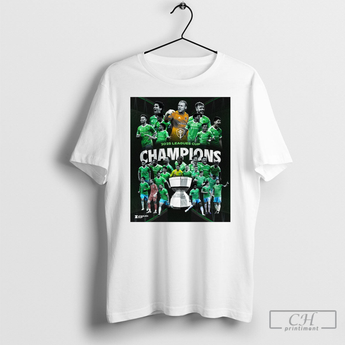 Seattle Sounders Fc Win Leagues Cup Champions 2025 Over Inter Miami Poster T-Shirts, Hoodie, Sweatshirt - T-Shirt, Sweatshirt, Hoodie