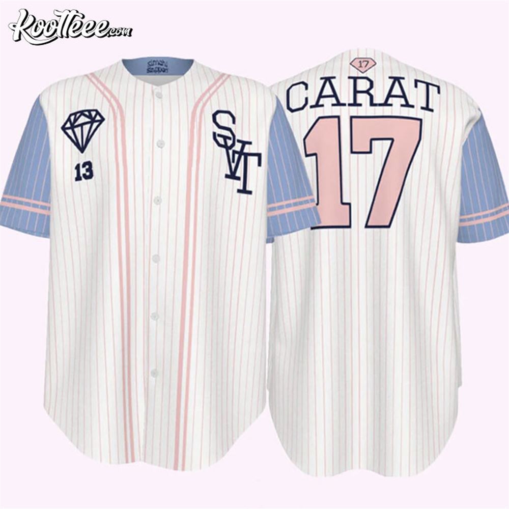 Seventeen Carat 17 Kpop Baseball Jersey Unisex T-shirt, Sweatshirt, Hoodie, Long Sleeve Tee - T-Shirt, Sweatshirt, Hoodie