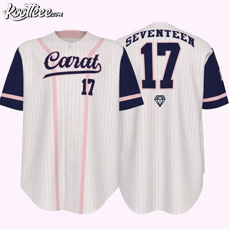 Seventeen Carat Custom Baseball Jersey Unisex T-shirt, Sweatshirt, Hoodie, Long Sleeve Tee - T-Shirt, Sweatshirt, Hoodie