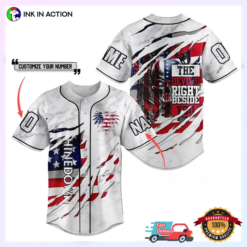 Shinedown Band Tour 2023 Rock Baseball Jersey Unisex T-shirt, Sweatshirt, Hoodie, Long Sleeve Tee - T-Shirt, Sweatshirt, Hoodie
