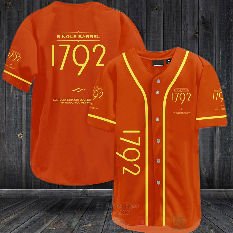 FASHION Single Barrel 1792 Baseball Jerseys Botton Shirt Unisex T-shirt, Sweatshirt, Hoodie, Long Sleeve Tee - T-Shirt, Sweatshirt, Hoodie
