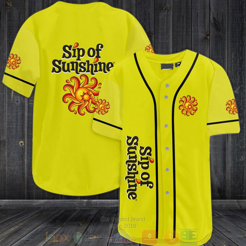 Sip Of Sunshine yellow Baseball shirt Unisex T-shirt, Sweatshirt, Hoodie, Long Sleeve Tee - T-Shirt, Sweatshirt, Hoodie
