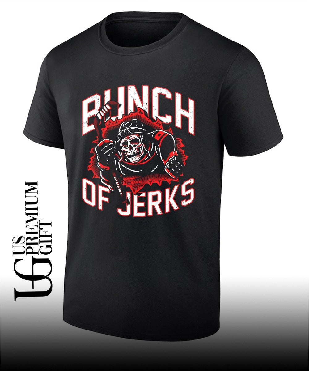 Skeleton Bunch Of Jerks Carolina Hurricanes hockey T-shirt Unisex T-shirt, Sweatshirt, Hoodie, Long Sleeve Tee - T-Shirt, Sweatshirt, Hoodie