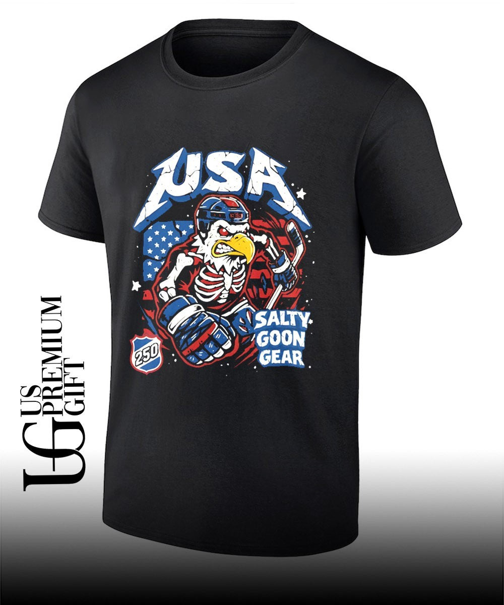 Skeleton Eagle USA 250 Salty Goon Gear shirt Unisex T-shirt, Sweatshirt, Hoodie, Long Sleeve Tee - T-Shirt, Sweatshirt, Hoodie