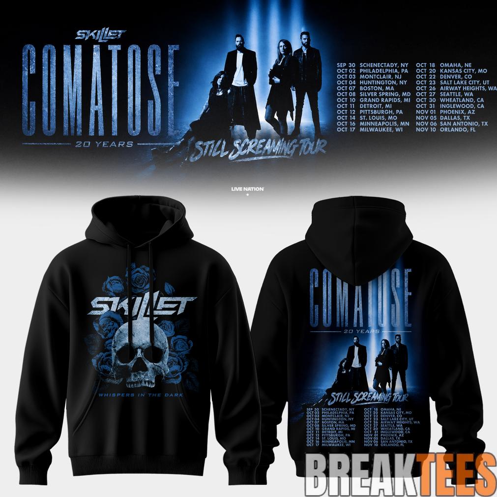 Skillet Comatose 20 Years Hoodie Unisex T-shirt, Sweatshirt, Hoodie, Long Sleeve Tee - T-Shirt, Sweatshirt, Hoodie