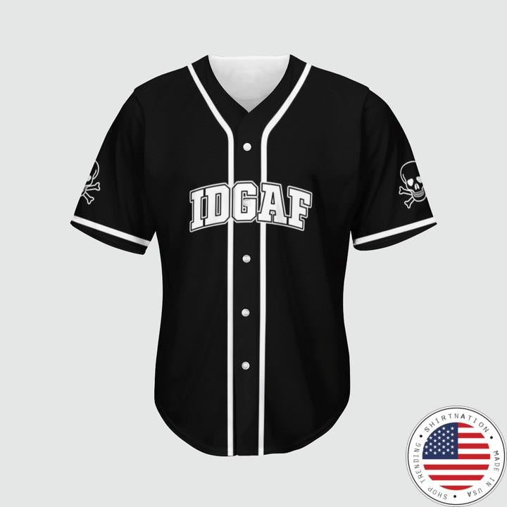 Skull ODGAF baseball jersey Unisex T-shirt, Sweatshirt, Hoodie, Long Sleeve Tee - T-Shirt, Sweatshirt, Hoodie