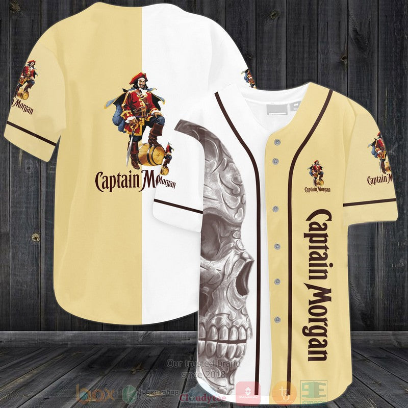Skull Captain Morgan Baseball shirt Unisex T-shirt, Sweatshirt, Hoodie, Long Sleeve Tee - T-Shirt, Sweatshirt, Hoodie