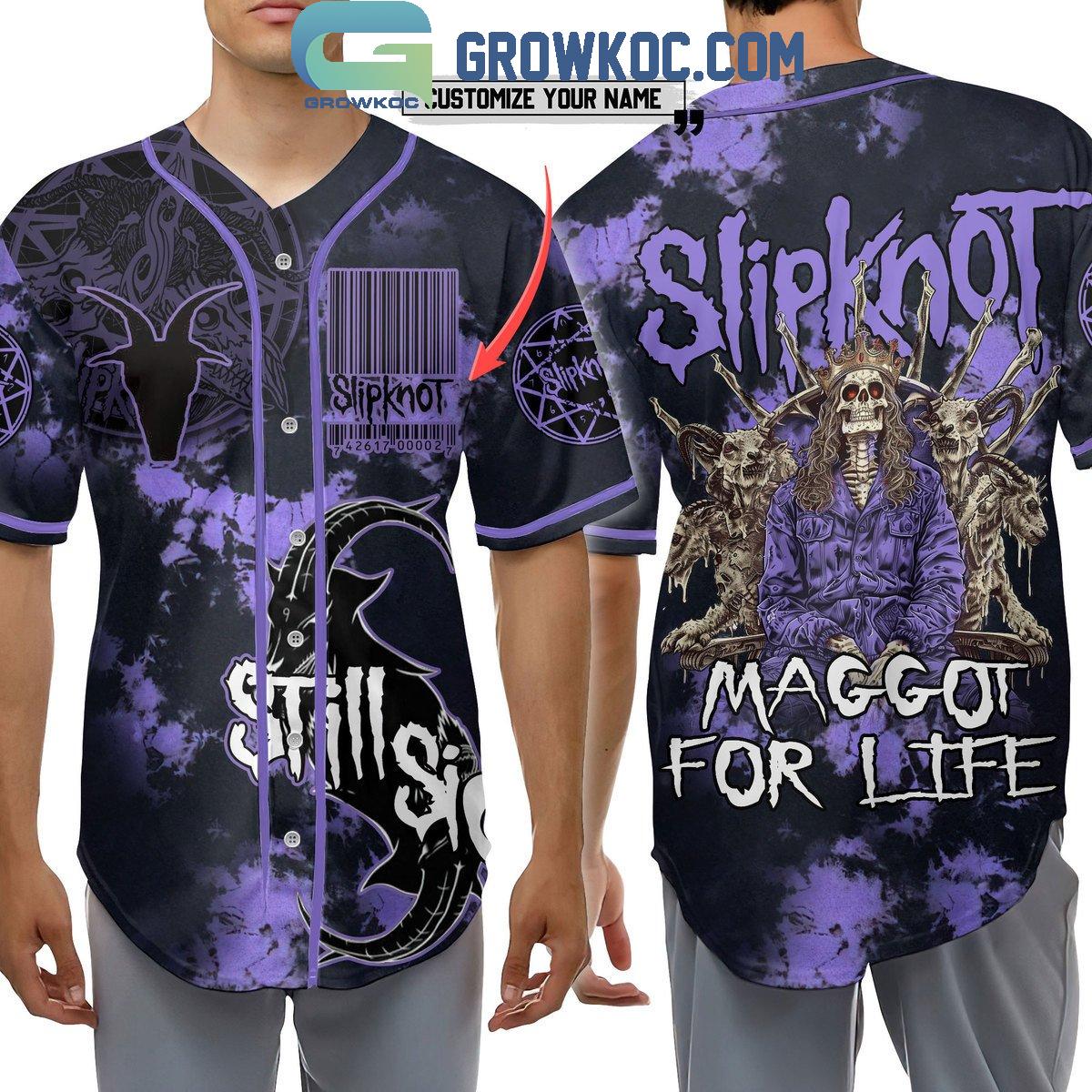Slipknot Maggot For Life Still Sick Personalized Baseball Jersey Unisex T-shirt, Sweatshirt, Hoodie, Long Sleeve Tee - T-Shirt, Sweatshirt, Hoodie