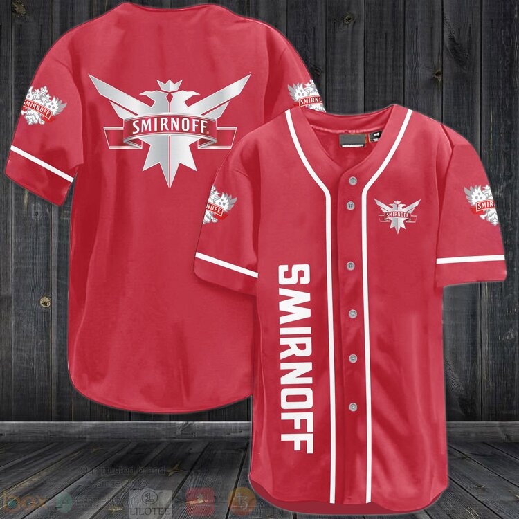 FASHION Smirnoff Baseball Jerseys Botton Shirt Unisex T-shirt, Sweatshirt, Hoodie, Long Sleeve Tee - T-Shirt, Sweatshirt, Hoodie