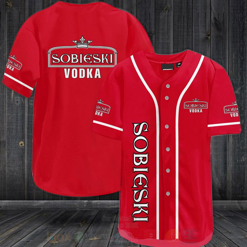 FASHION Sobieski Vodka Baseball Jerseys Botton Shirt Unisex T-shirt, Sweatshirt, Hoodie, Long Sleeve Tee - T-Shirt, Sweatshirt, Hoodie