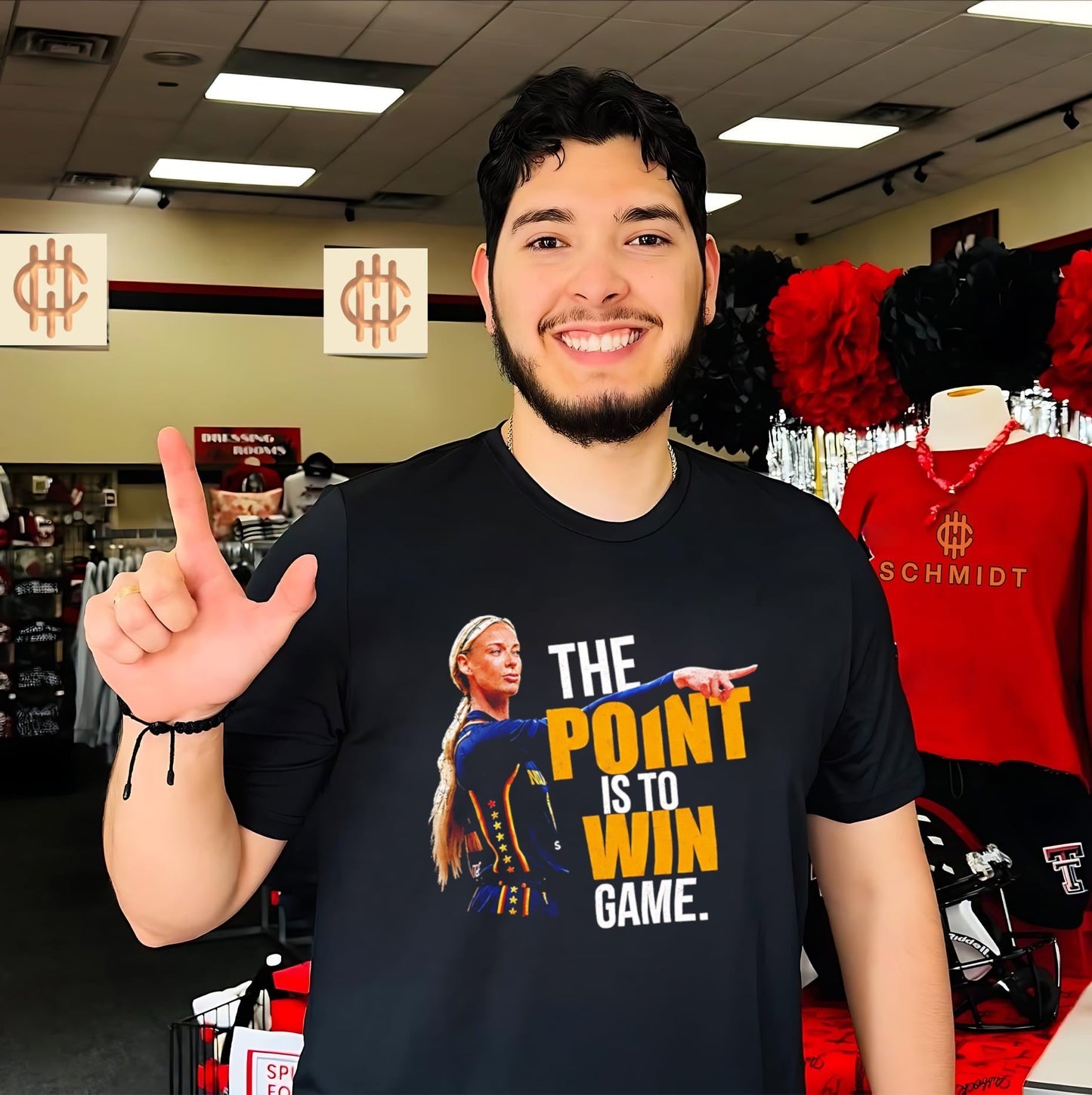 Sophie Cunningham Indiana Fever The Pointing Meme Shirt Unisex T-shirt, Sweatshirt, Hoodie, Long Sleeve Tee - T-Shirt, Sweatshirt, Hoodie
