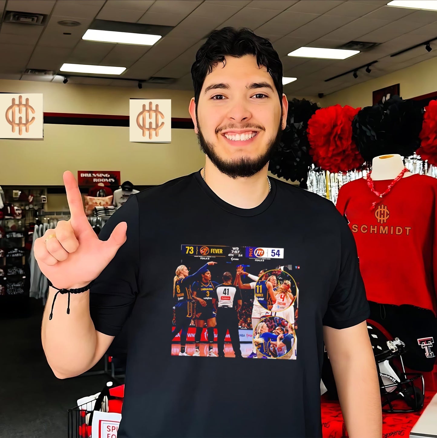 Sophie Cunningham Pointing Meme Indiana Fever vs Phoenix Mercury shirt Unisex T-shirt, Sweatshirt, Hoodie, Long Sleeve Tee - T-Shirt, Sweatshirt, Hoodie