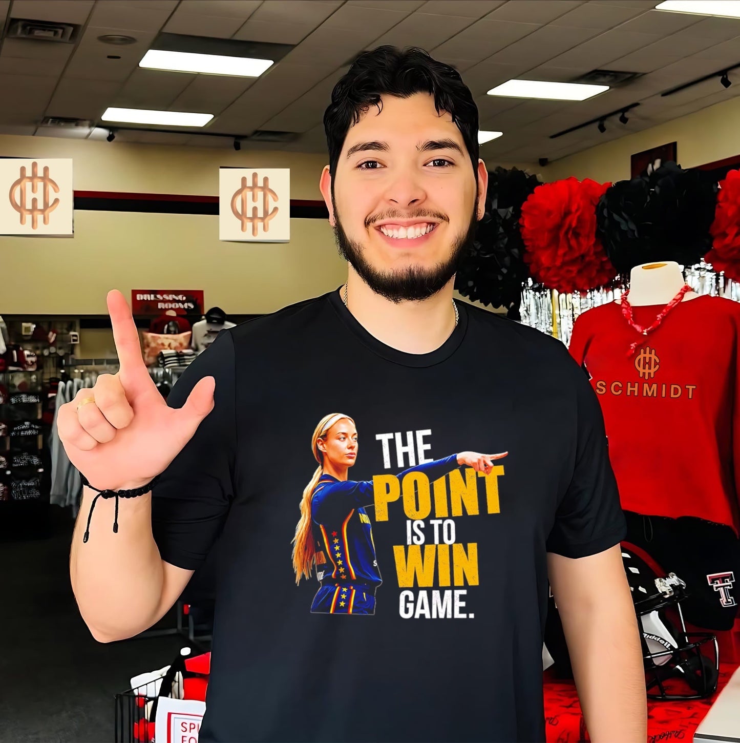 Sophie Cunningham The Point Is to Win Indiana Fever 2026 shirt Unisex T-shirt, Sweatshirt, Hoodie, Long Sleeve Tee - T-Shirt, Sweatshirt, Hoodie