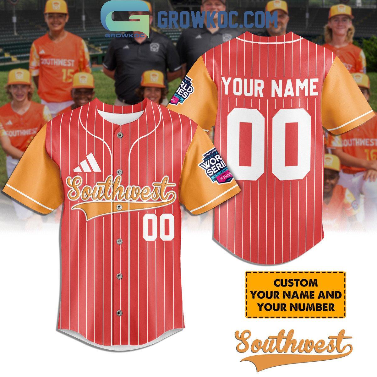 Southwest Little League World Series Personalized Baseball Jersey Unisex T-shirt, Sweatshirt, Hoodie, Long Sleeve Tee - T-Shirt, Sweatshirt, Hoodie