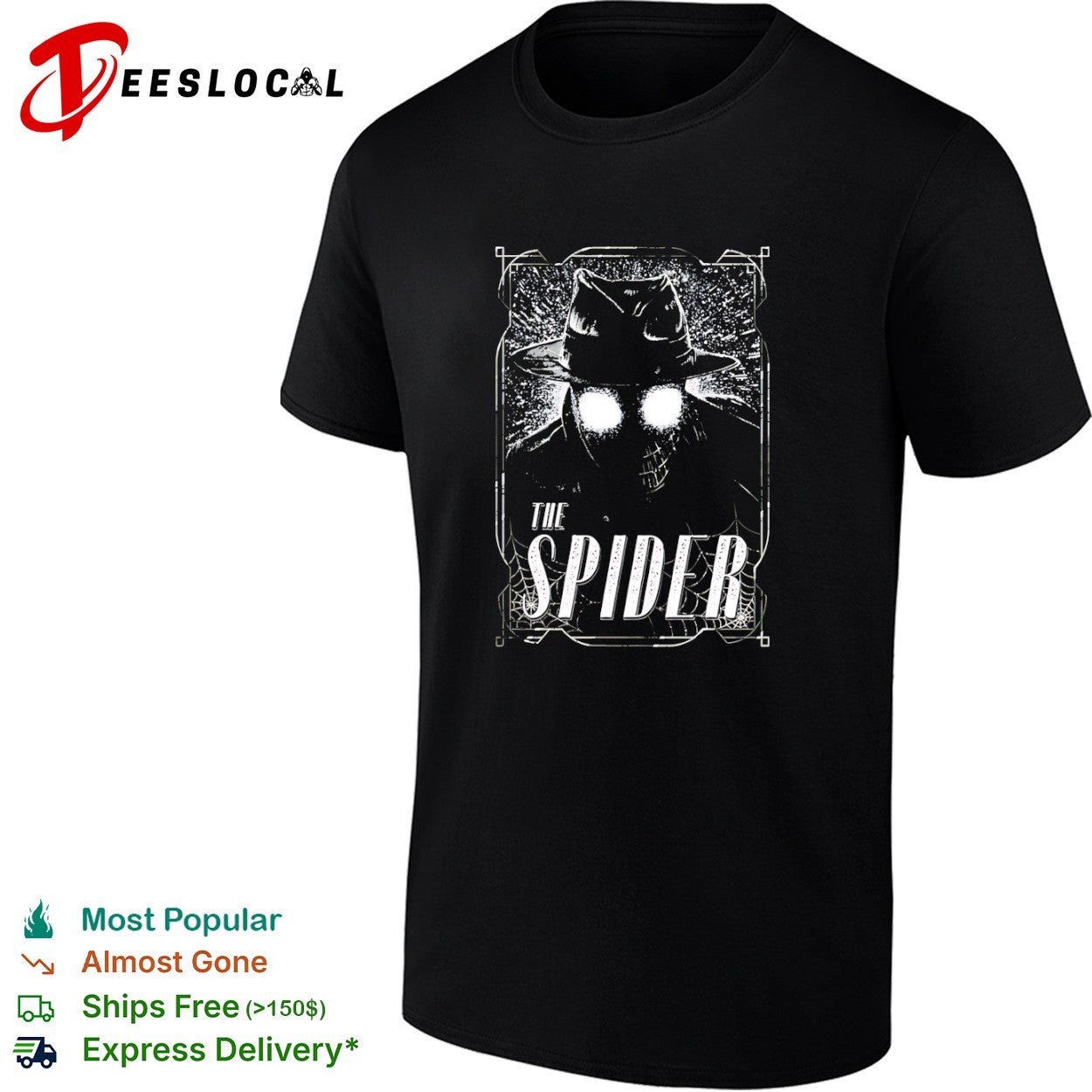 Spider-Noir The Spider shirt Unisex T-shirt, Sweatshirt, Hoodie, Long Sleeve Tee - T-Shirt, Sweatshirt, Hoodie