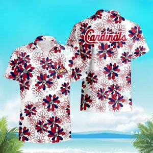 St. Cardinals Hawaiian Shirt Flower Pattern Gift, St Louis Cardinals Hawaiian Shirt Unisex T-shirt, Sweatshirt, Hoodie, Long Sleeve Tee - T-Shirt, Sweatshirt, Hoodie