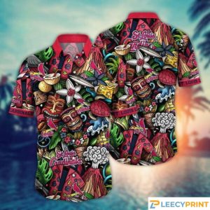 St Louis Cardinals MLB Flower Hawaii Shirt For Fans, Cardinals Hawaiian Shirt Unisex T-shirt, Sweatshirt, Hoodie, Long Sleeve Tee - T-Shirt, Sweatshirt, Hoodie