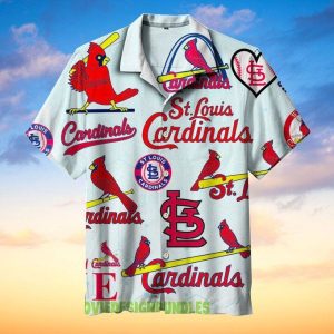 St Louis Cardinals MLB Graphic Print Hawaiian Shirt, St Louis Cardinals Hawaiian Shirt Unisex T-shirt, Sweatshirt, Hoodie, Long Sleeve Tee - T-Shirt, Sweatshirt, Hoodie