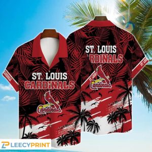 St Louis Cardinals Major League Baseball Aloha 3D Print Hawaiian Shirt, Cardinals Hawaiian Shirt - T-Shirt, Sweatshirt, Hoodie