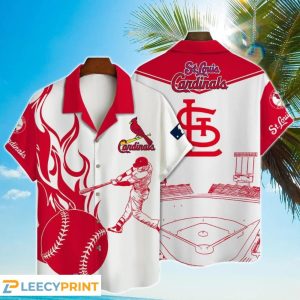St Louis Cardinals Major League Baseball Cool Hawaiian Shirt, Cardinals Hawaiian Shirt Unisex T-shirt, Sweatshirt, Hoodie, Long Sleeve Tee - T-Shirt, Sweatshirt, Hoodie